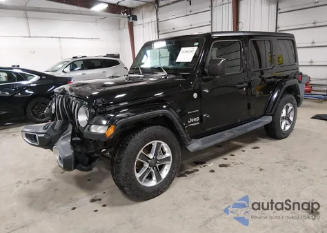 2019 Jeep Wrangler Unlimited Sahara 4X4 из США, поврежденный, VIN 1C4HJXEG5KW515378
